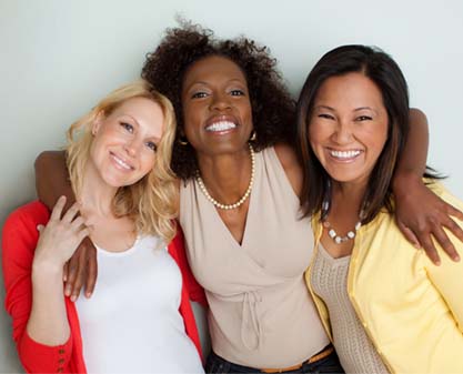 group of women smiling